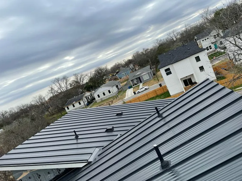 Standing seam metal roof panels with vents for Skylight Repair in Rutland